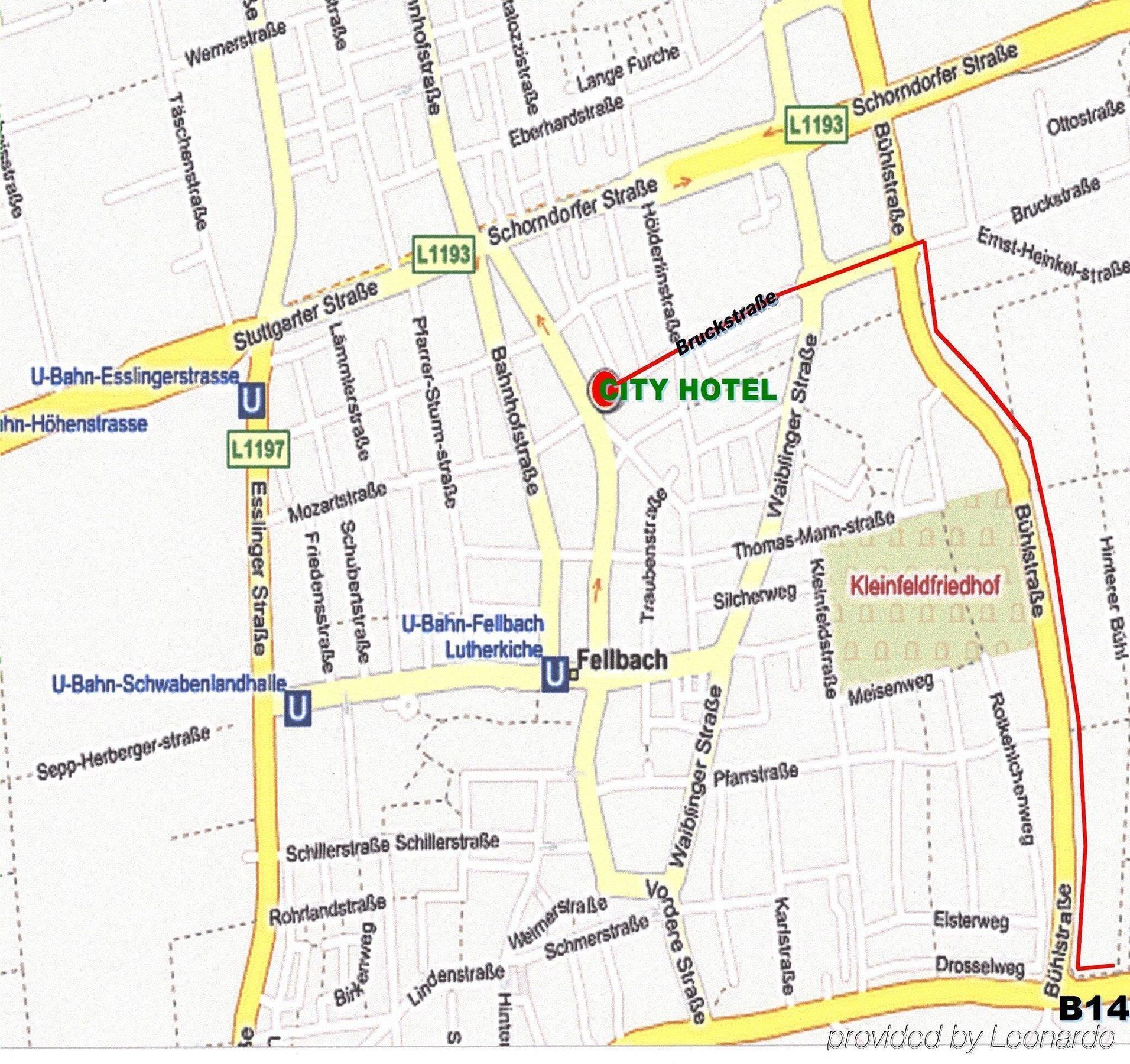 City Hotel Fellbach 24H Check-In Esterno foto